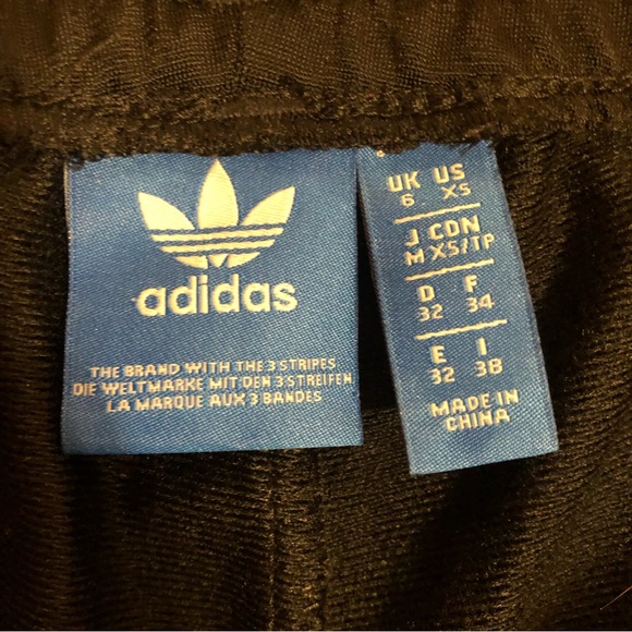 Adidas Superstar Full Length Track Pants Black XS - Picture 7 of 9
